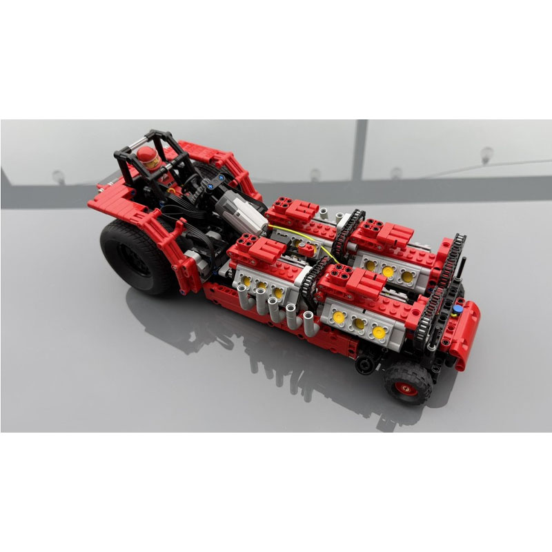 Urban Farming Model - MOC-256713 نموذج مكعبات بناء جرار زراعي