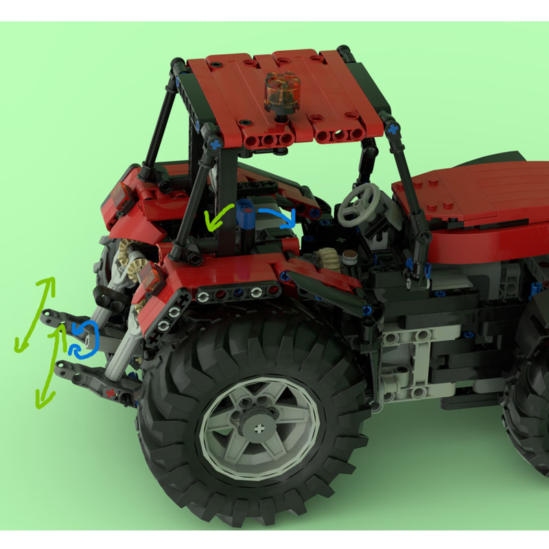 MOC-263208 نموذج جرار زراعي حض - مراجعة Urban Farming Model وسعره